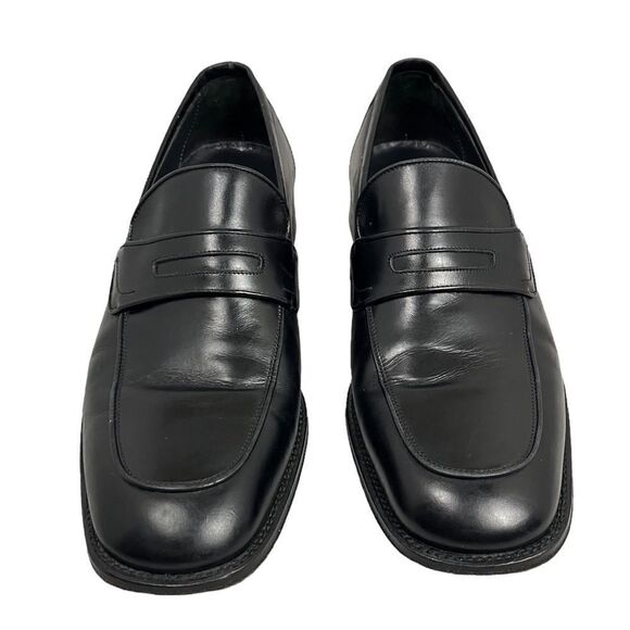 Bally Black Leather Penny Loafer Like New Condition Made in Italy Size 8 main image 10